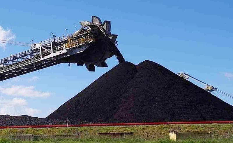 煤炭破碎加工现场